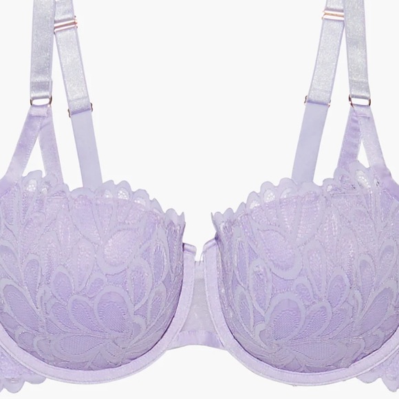 ✨Savage X Fenty Not Sorry Lightly Lined Lace Balconette Bra✨ - Picture 3 of 4